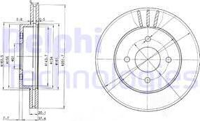 Delphi BG3932 - Brake Disc autospares.lv