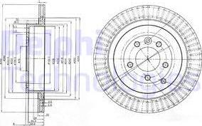 Delphi BG3925C-19B1 - Brake Disc autospares.lv