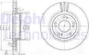 Delphi BG3977 - Brake Disc autospares.lv