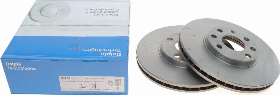 Delphi BG3404 - Brake Disc autospares.lv