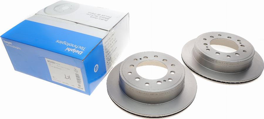 Delphi BG3557 - Brake Disc autospares.lv