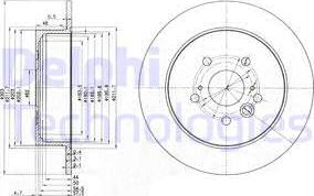 Delphi BG3691 - Brake Disc autospares.lv