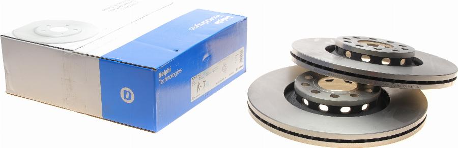 Delphi BG3657 - Brake Disc autospares.lv