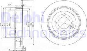 Delphi BG3662 - Brake Disc autospares.lv