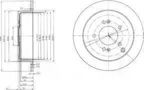 RIDER RD.2625.DF4287 - Brake Disc autospares.lv