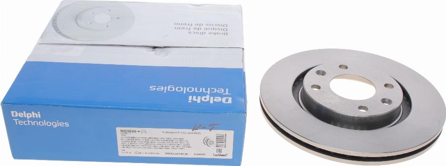 Delphi BG3620 - Brake Disc autospares.lv