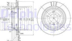 Delphi BG3042 - Brake Disc autospares.lv