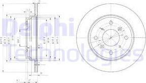 Delphi BG3062 - Brake Disc autospares.lv