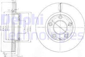 Delphi BG3085 - Brake Disc autospares.lv