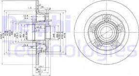 Delphi BG3086 - Brake Disc autospares.lv