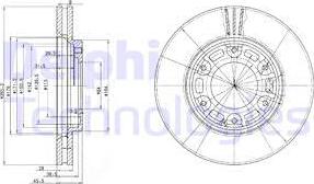 Delphi BG3193 - Brake Disc autospares.lv