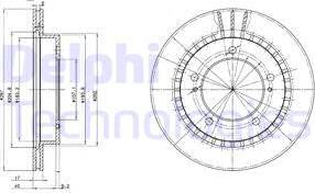 Delphi BG3158 - Brake Disc autospares.lv