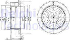 Delphi BG3188 - Brake Disc autospares.lv