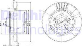 Delphi BG3187 - Brake Disc autospares.lv