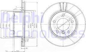 Delphi BG3899C-18B1 - Brake Disc autospares.lv