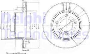 Delphi BG3899 - Brake Disc autospares.lv