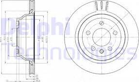 Delphi BG3894 - Brake Disc autospares.lv