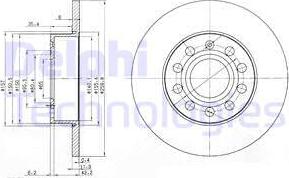 Delphi BG3890 - Brake Disc autospares.lv