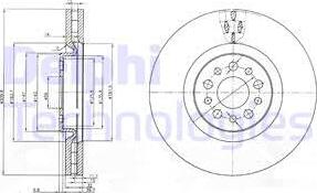 Delphi BG3898 - Brake Disc autospares.lv