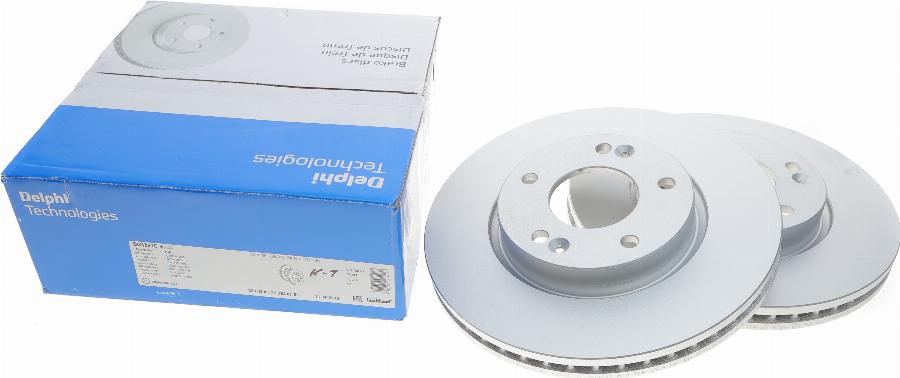 Delphi BG3861C - Brake Disc autospares.lv