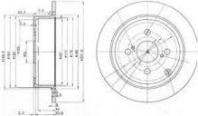 Delphi BG3889C - Brake Disc autospares.lv