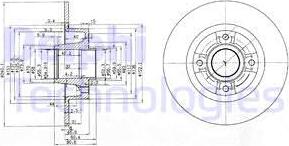 Delphi BG3888 - Brake Disc autospares.lv