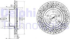 Delphi BG3828 - Brake Disc autospares.lv