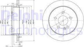 Delphi BG3398 - Brake Disc autospares.lv