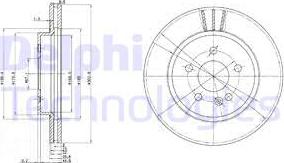 Delphi BG3397 - Brake Disc autospares.lv