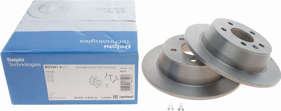 Delphi BG3241 - Brake Disc autospares.lv