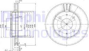 Delphi BG3202 - Brake Disc autospares.lv