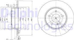 Delphi BG3239 - Brake Disc autospares.lv