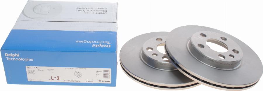 Delphi BG3222 - Brake Disc autospares.lv