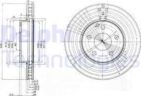 Delphi BG3755 - Brake Disc autospares.lv