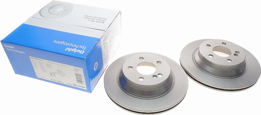 Delphi BG3758 - Brake Disc autospares.lv