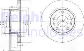 Delphi BG3752 - Brake Disc autospares.lv