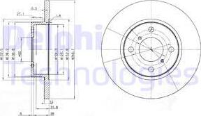 Delphi BG3769 - Brake Disc autospares.lv