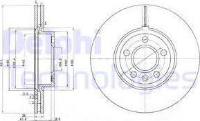 Delphi BG3719 - Brake Disc autospares.lv