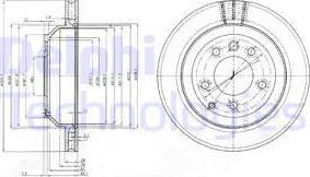 Delphi BG3775 - Brake Disc autospares.lv