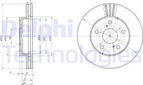 Delphi BG2906 - Brake Disc autospares.lv