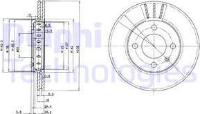 Delphi BG2982C - Brake Disc autospares.lv