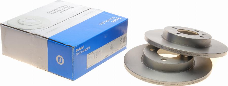 Delphi BG2454 - Brake Disc autospares.lv