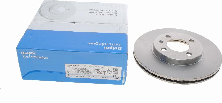 Delphi BG2455 - Brake Disc autospares.lv