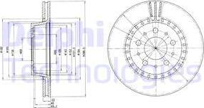 Delphi BG2426 - Brake Disc autospares.lv