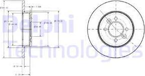 Delphi BG2694 - Brake Disc autospares.lv