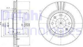 Delphi BG2690 - Brake Disc autospares.lv