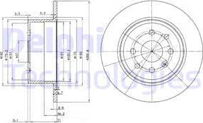 Delphi BG2637 - Brake Disc autospares.lv