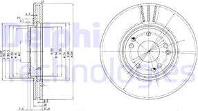 Delphi BG2675 - Brake Disc autospares.lv