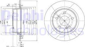 Delphi BG2676 - Brake Disc autospares.lv