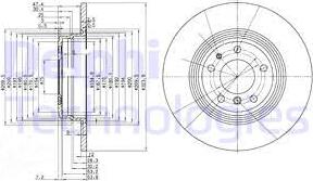 Delphi BG2671 - Brake Disc autospares.lv